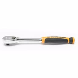 GearWrench 3/8 in. Drive 90-Tooth Dual Material Teardrop Ratchet, 9 in. thumbnail 2