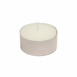LUMABASE Extended Burn Unscented Tea Light Candles, 100-Count thumbnail 1