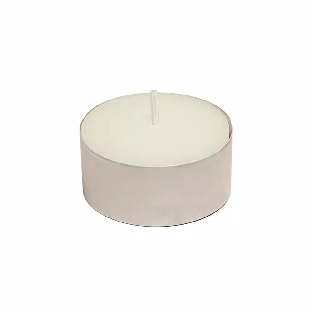 LUMABASE Extended Burn Unscented Tea Light Candles, 100-Count