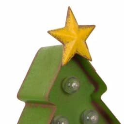 Glitzhome Marquee LED Angel and Tree Christmas Stocking Holder Set of 2 thumbnail 4