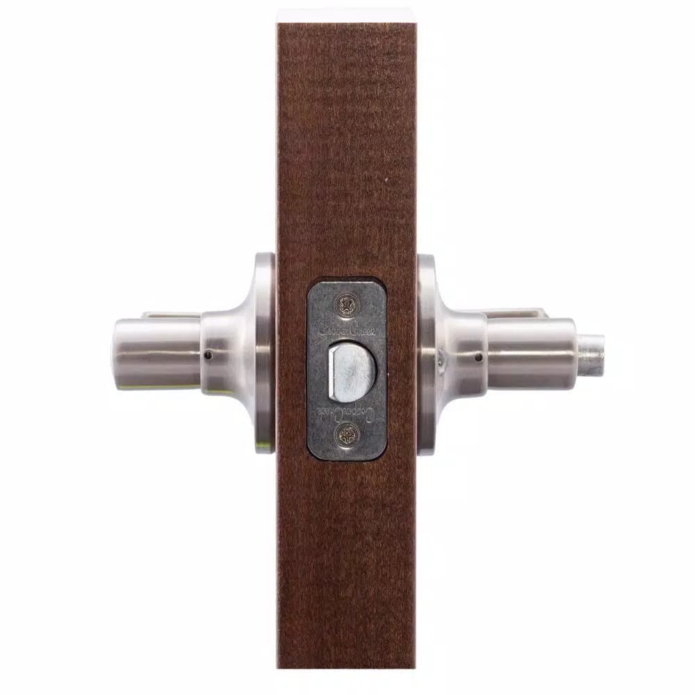 Copper Creek Satin Stainless Steel Privacy Lever for Bedroom and Bathroom