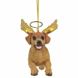Design Toscano Golden Retriever Angel Dog Christmas Ornament thumbnail 2