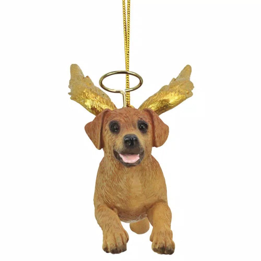 Design Toscano Golden Retriever Angel Dog Christmas Ornament