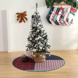 Country Living Knox Plaid 48 in. Quilted Microfiber Tree Skirt thumbnail 4