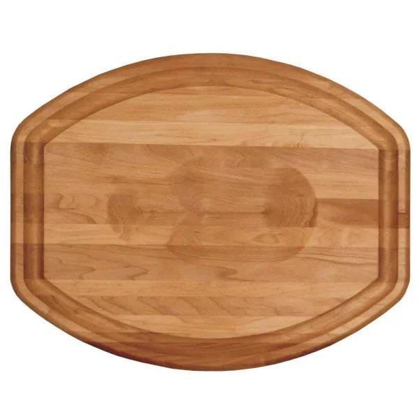 Catskill Craftsmen Hardwood Turkey Carving Board with Juice Groove and Serving Wedge