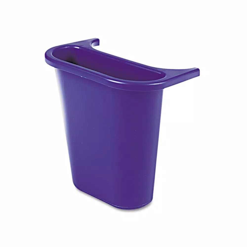 Rubbermaid Commercial Products 4.75 qt. Blue In/Outside Bin Attach Recycling Container