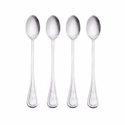 Towle Living Towle Everyday Palm Breeze Stainless Steel Iced Beverage Spoons, Set of 4 thumbnail 1