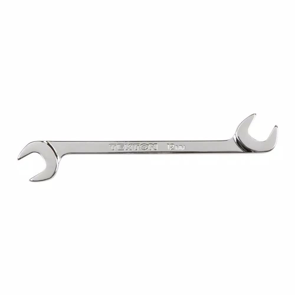 TEKTON 12 mm Angle Head Double Open End Wrench, 60° Offset