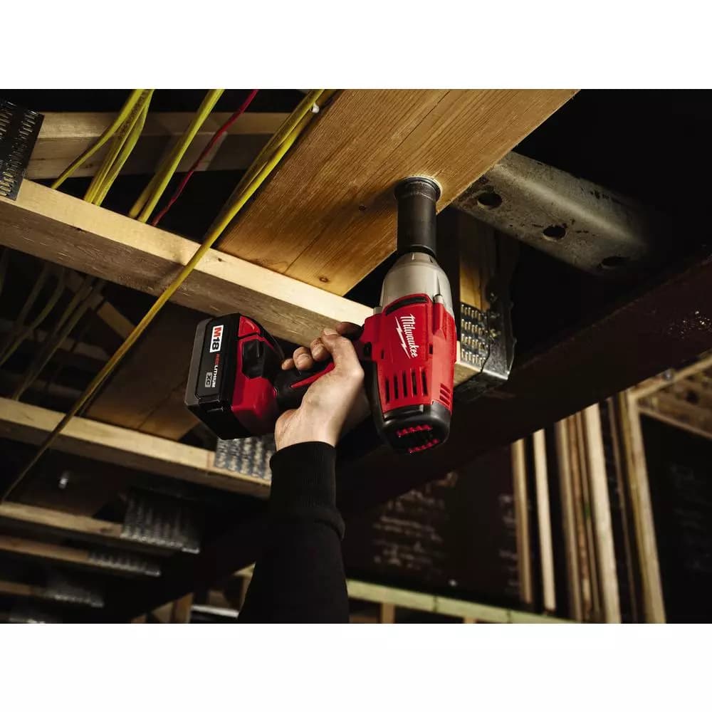 Milwaukee M18 1/2 in. High-Torque Cordless Impact Wrench with Pin Detent (Tool Only)