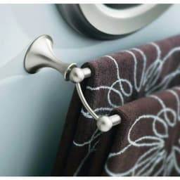 Moen Lounge 24 in. Double Towel Bar, Brushed Nickel thumbnail 2