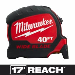 Milwaukee 40 ft. Wide Blade Tape Measure with 17 ft. Reach thumbnail 1