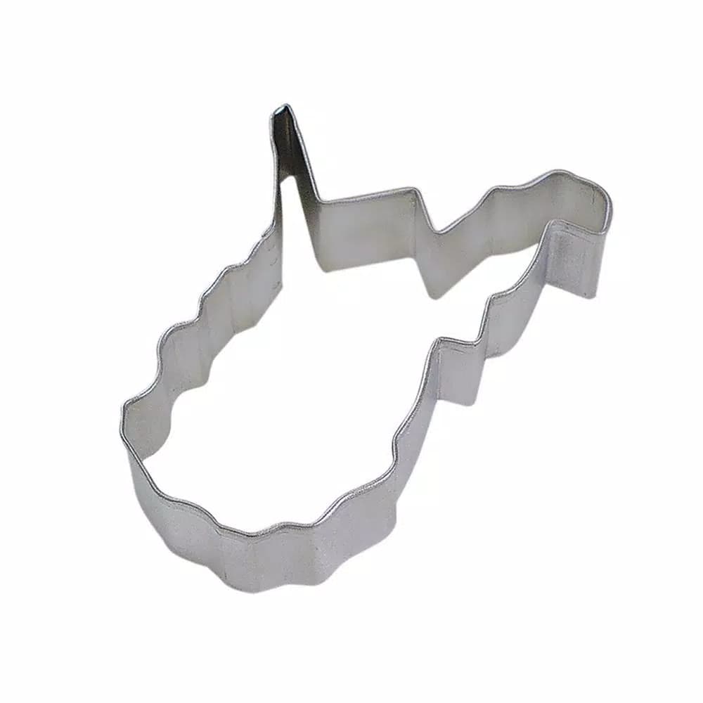 CybrTrayd-R&M 12-Piece West Virginia State Tinplate Steel Cookie Cutter & Recipe Set