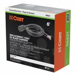 CURT 6' Replacement 7-Way RV Blade Harness - Trailer Side Connector thumbnail 3