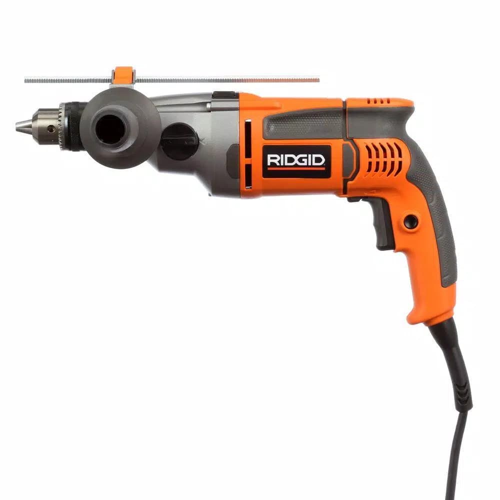 RIDGID 1/2 in. Heavy-Duty Corded Hammer Drill, 8.5 Amp