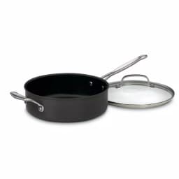 Cuisinart Chef's Classic 3.5 Qt. Hard-Anodized Aluminum Nonstick Saute Pan with Glass Lid, Black thumbnail 1