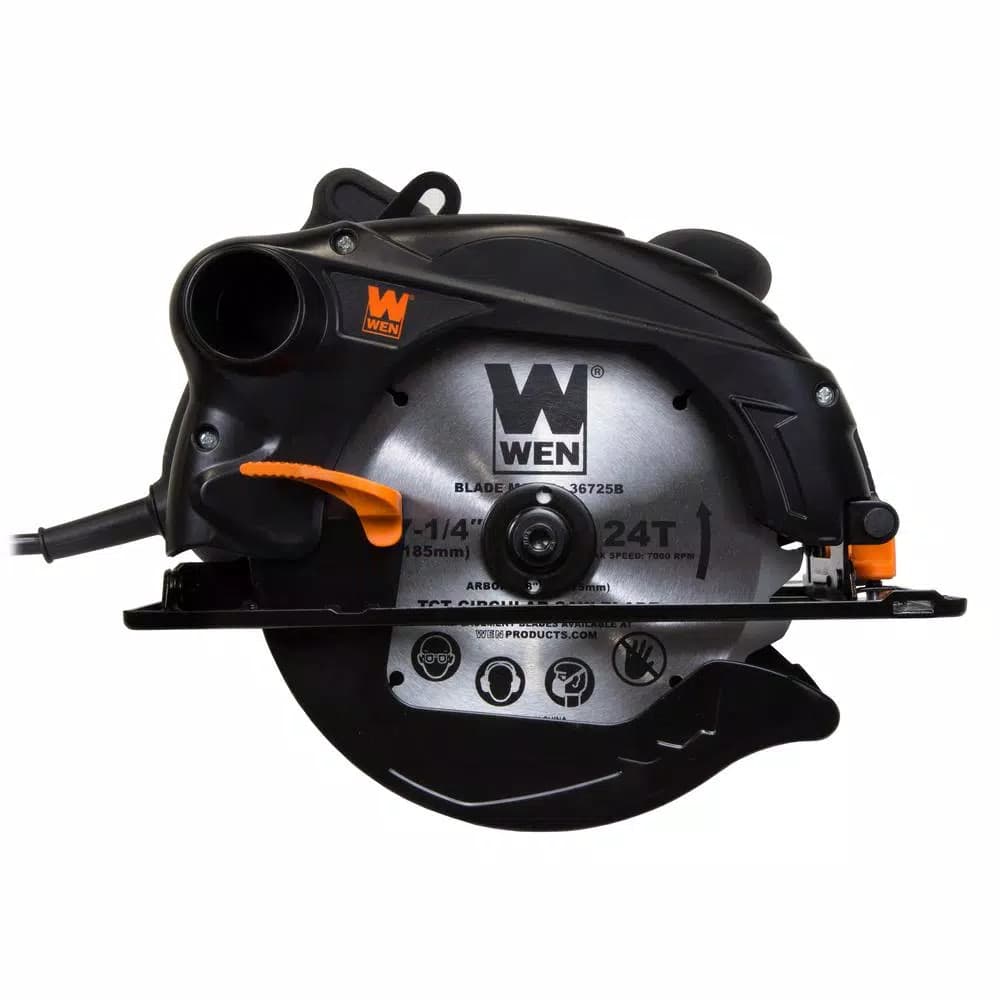 WEN 12 Amp 7-1/4 in. Sidewinder Corded Circular Saw with 2-1/2 in. Cutting Depth