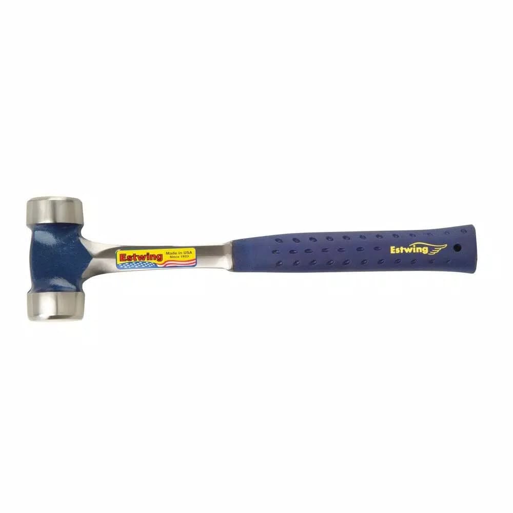 Estwing 40 oz. Solid Steel Lineman's Hammer with Blue Nylon Shock Reduction Grip