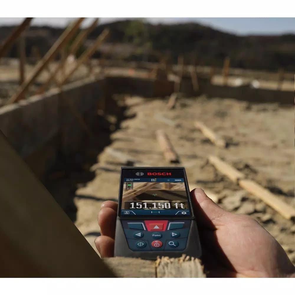 Bosch BLAZE GLM 400 C Outdoor Laser Measure with Digital Viewfinder and Bluetooth