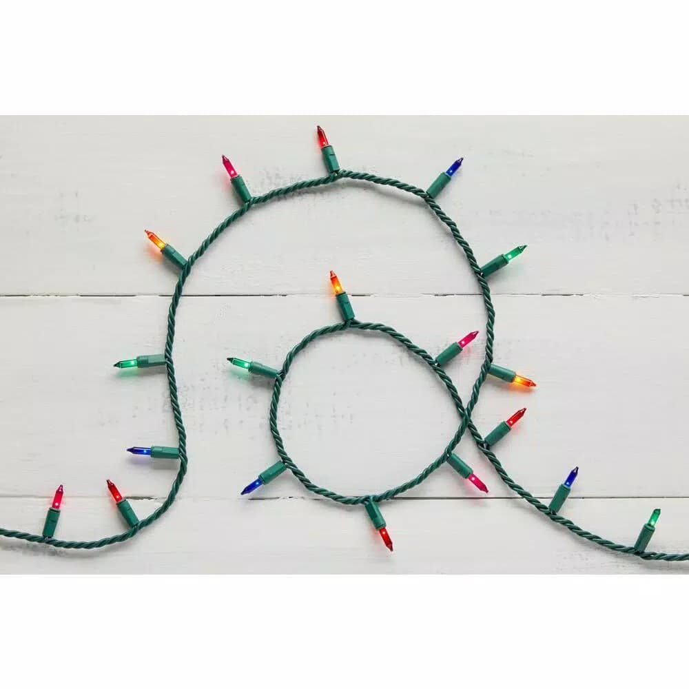 Home Accents Holiday 300 Light STS Multi-Color Heavy Duty String Lights, Set of 2