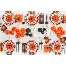 Sugar Plum Party SugarPlum Collection 32-Piece Pumpkin Assorted Disposable Cocktail Paper Napkins thumbnail 3