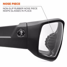 Ergodyne Skullerz Odin Matte Black Safety Glasses with Clear Scratch-Resistant Lenses thumbnail 7