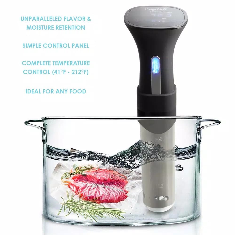 MegaChef Stainless Steel Immersion Circulation Precision Sous-Vide Cooker