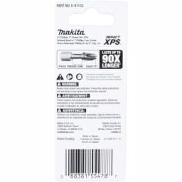 Makita ImpactXPS #1 Phillips 3 in. Power Bits, 2-Pack thumbnail 4