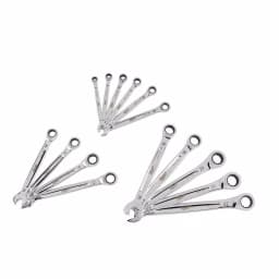 Milwaukee 15-Piece SAE Ratcheting Combination Wrench Set thumbnail 7