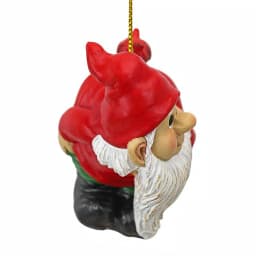 Design Toscano Loonie Moonie Gnome Holiday Ornament, Hand-Painted Resin thumbnail 3