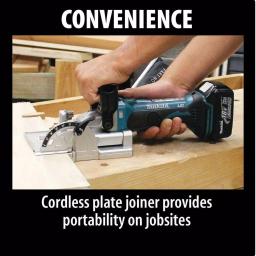 Makita 18V LXT Cordless Plate Joiner, 0.75 in. Biscuit Joiner (Tool-Only) thumbnail 6
