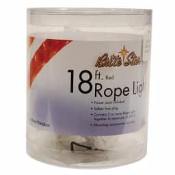 Brite Star 18 ft. Red Rope Light with 50 Clear Mini Incandescent Bulbs thumbnail 2