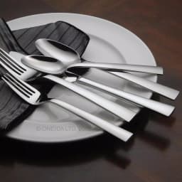 Oneida Madison Avenue 45-Piece 18/0 Stainless Steel Flatware Set, Service for 8 thumbnail 2