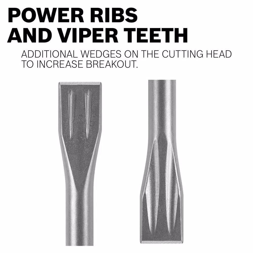 Bosch Bulldog Xtreme 1-1/2 in. x 10 in. SDS-Plus Self-Sharpening Tile Chisel