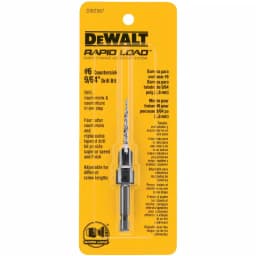 DEWALT #6 9/64 in. Countersink and Drill Bit, Hex Shank thumbnail 1