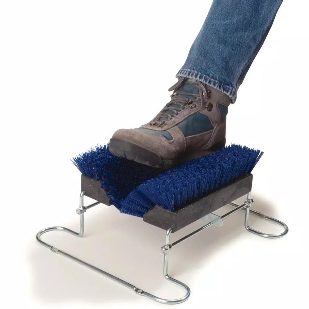 Carlisle Sparta Spectrum Blue Boot 'N Shoe Scraper and Brush Station