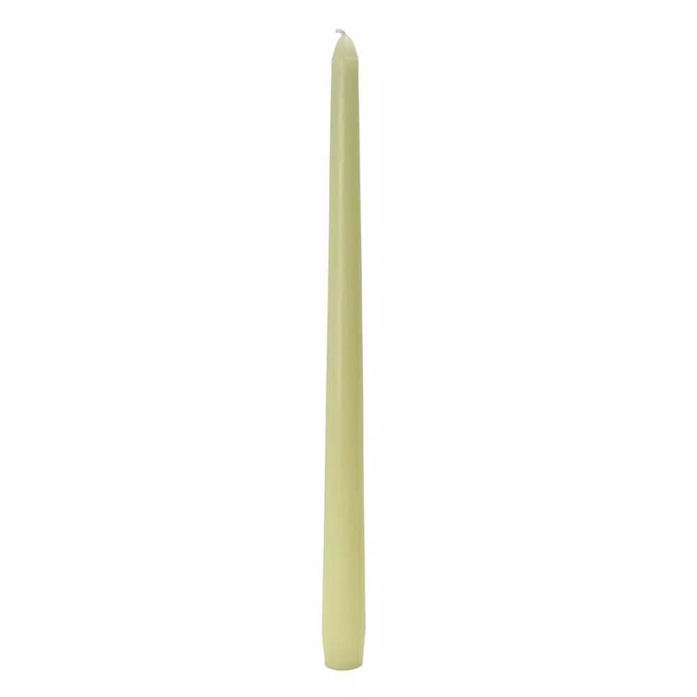 Zest Candle 12 in. Ivory Taper Candles, 12-Set