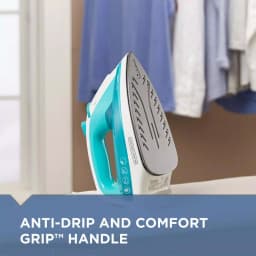 BLACK+DECKER Light 'N Easy Compact Steam Iron, 1200W, Teal thumbnail 5