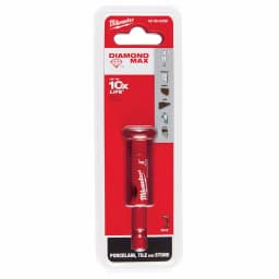 Milwaukee 3/8 in. Diamond MAX Hole Saw with 1/4 in. Hex Shank thumbnail 5
