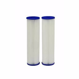 EcoPure Universal Fit Pleated Whole House Water Filter 2-Pack, 30 Micron thumbnail 1