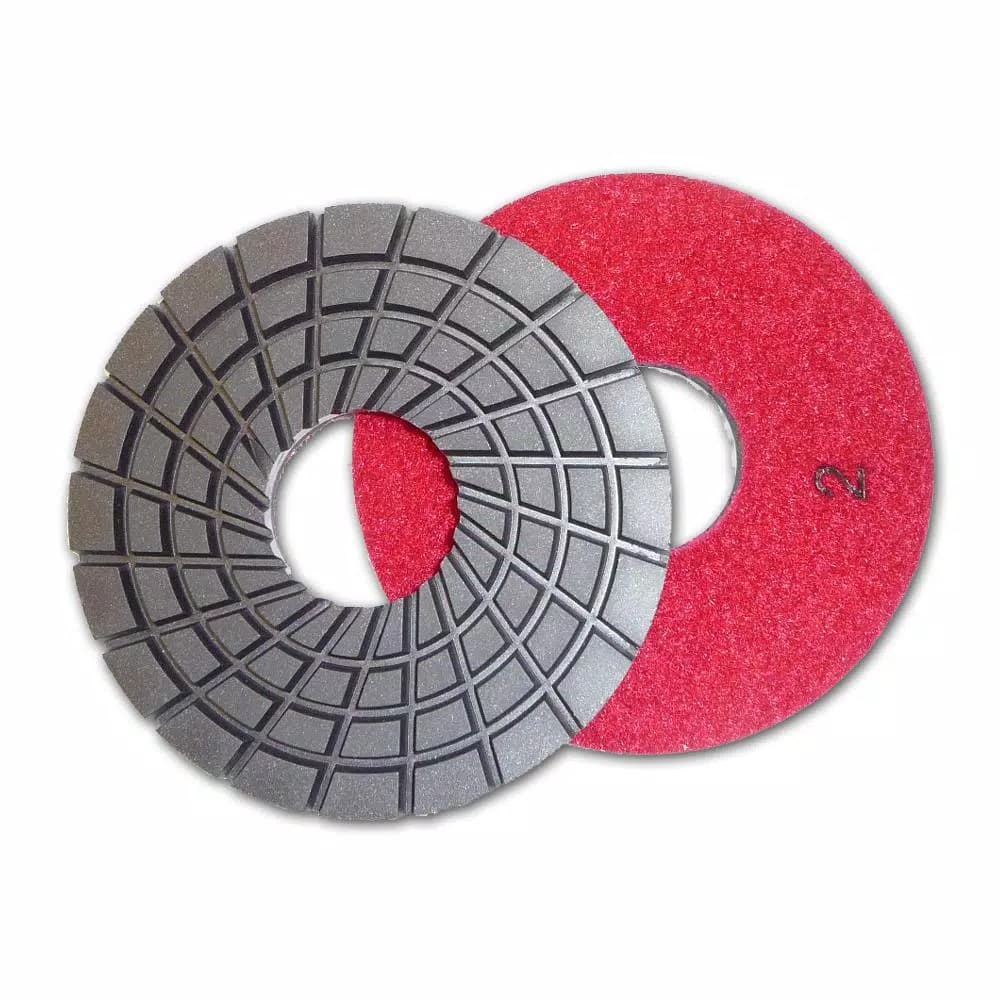 Unbranded Con-Shine 5 in. Dry/Wet Diamond Polishing Pads, 5-Step Set of 10