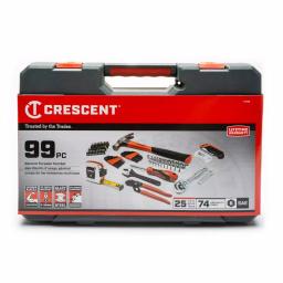 Crescent 99-Piece 1/4 in. Drive General Purpose Hand Tool Set thumbnail 3
