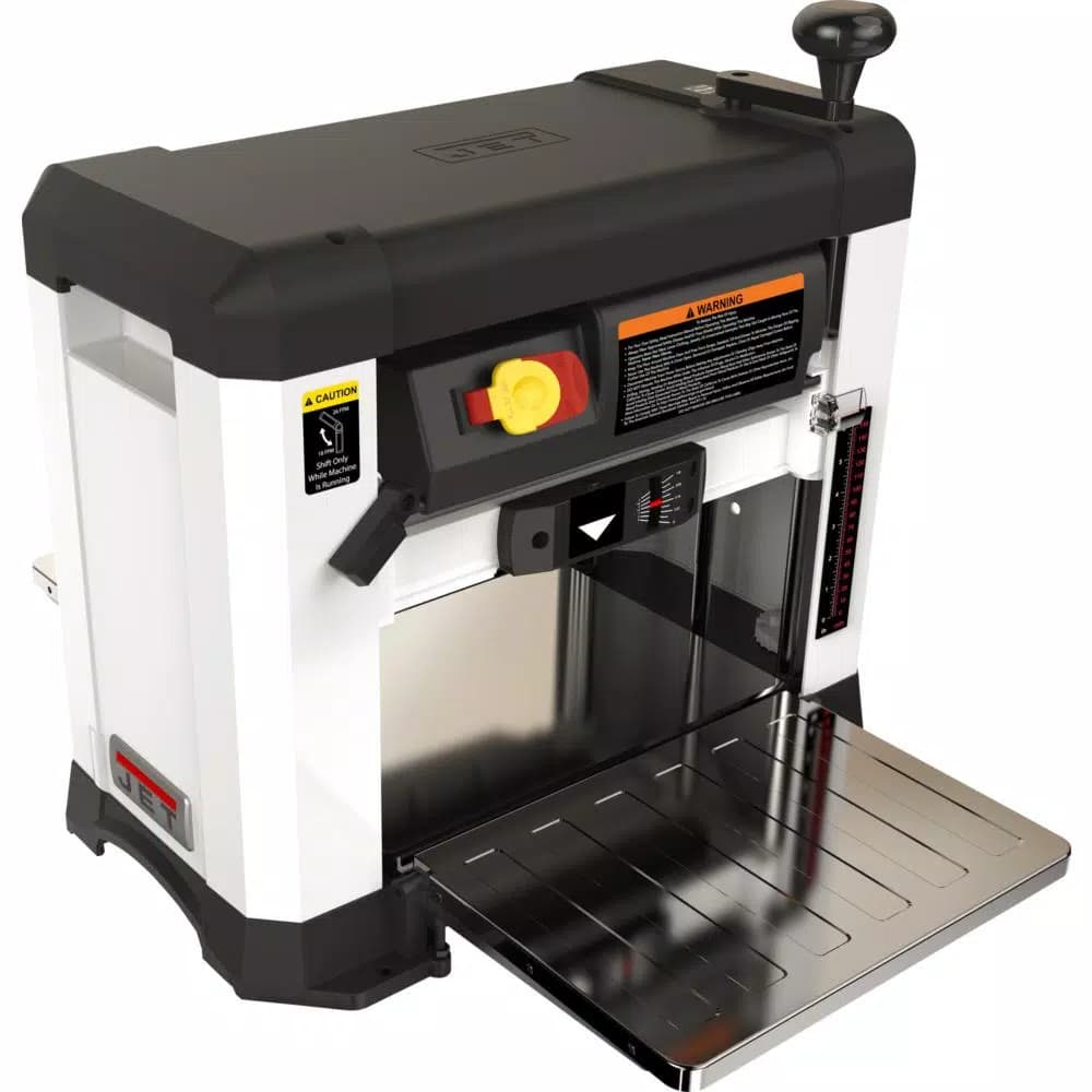 Jet JWP-13BT 13 in. Benchtop Corded Planer with Helical Style Cutter Head, 15 Amp, 2HP