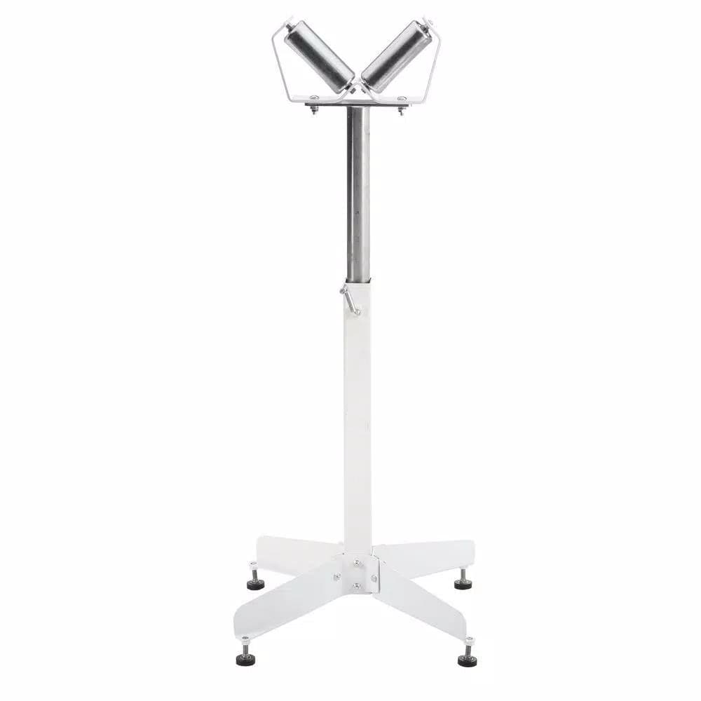 HTC Heavy Duty Adjustable V-Roller Pipe Stand, 500 lb. Capacity, 26.5-43.5 in.