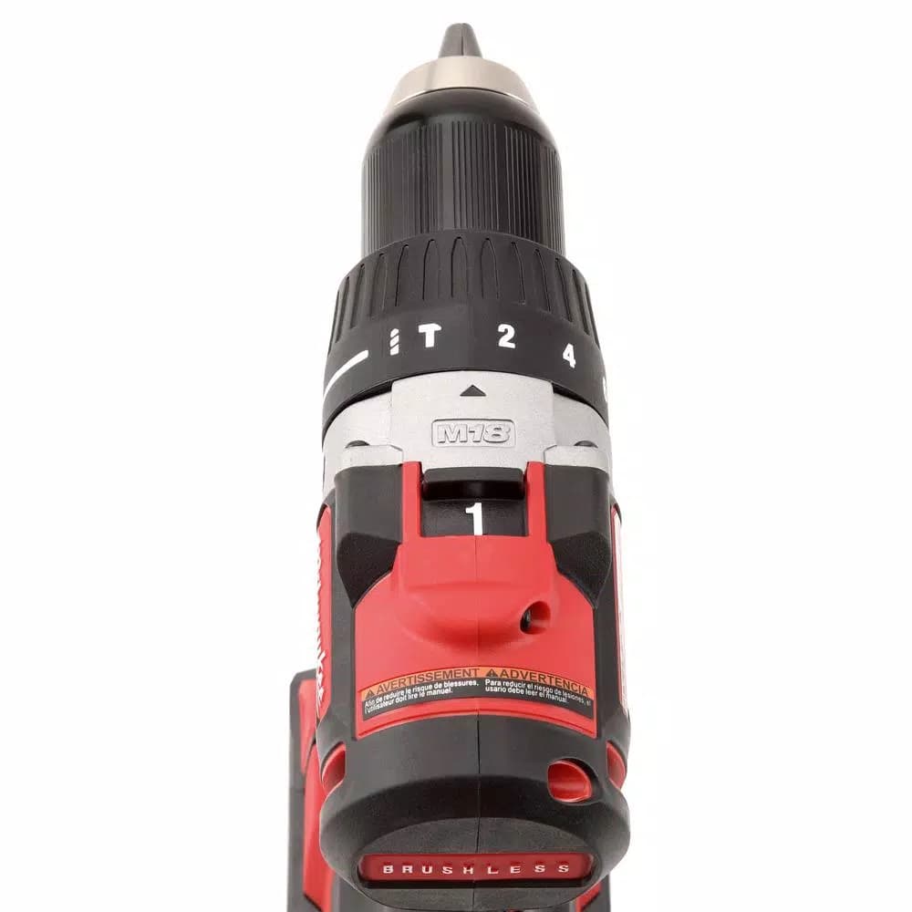 Milwaukee M18 18V Brushless Cordless Hammer Drill and Impact Driver 2-Tool Combo Kit