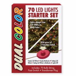 National Tree Company Dual Color® LED Light String Starter Set, 70 Bulbs, 10 Functions, 23 ft. thumbnail 2