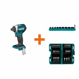 Makita 18V LXT Brushless 3-Speed Impact Driver Bundle with ImpactXPS Socket and Bit Sets thumbnail 1