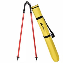 AdirPro Aluminum Prism Pole Bipod, Red - Quick Lever Locking Tripod Accessory thumbnail 1