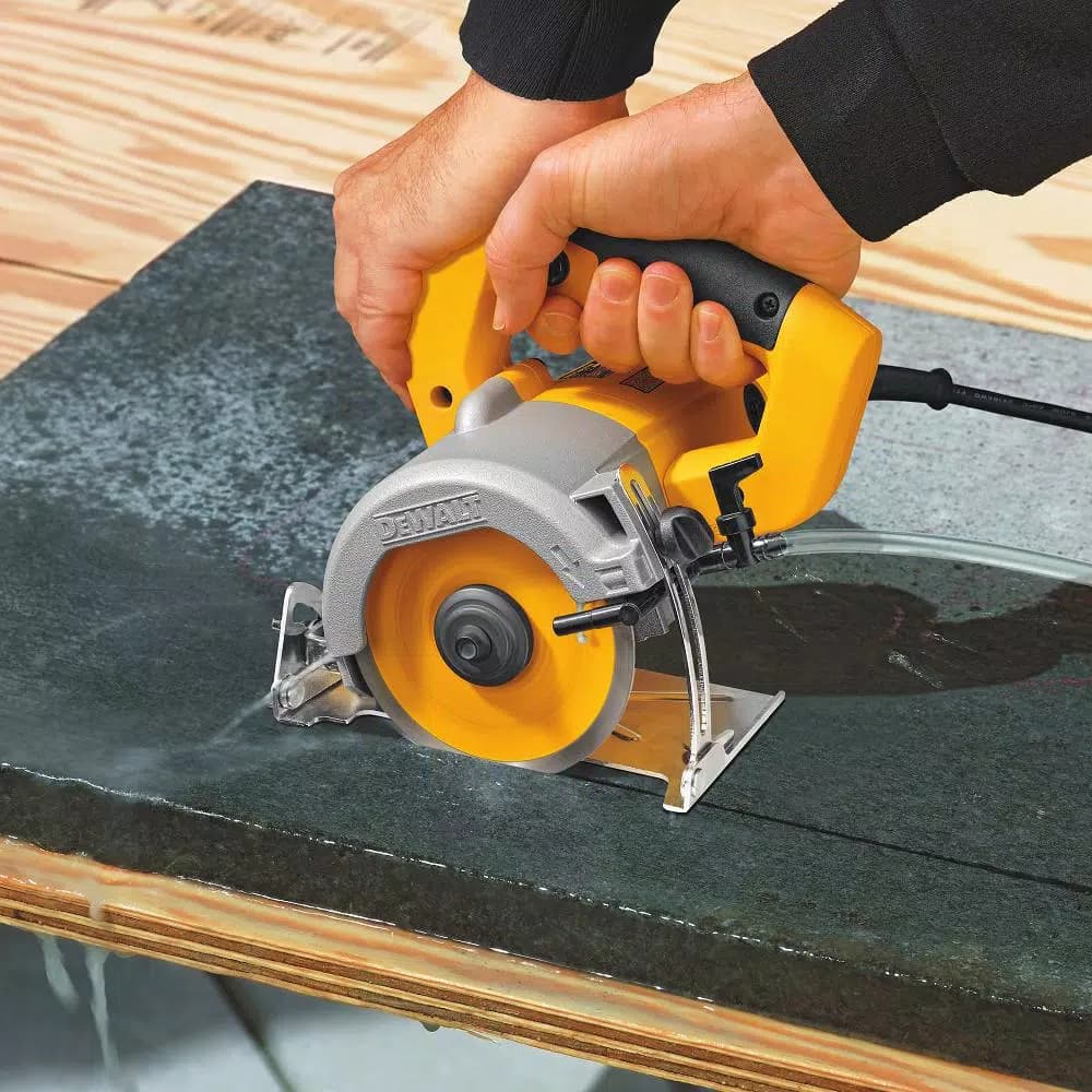 DEWALT 4-3/8 in. Wet/Dry Handheld Tile Cutter, 10.8 Amp