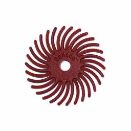 Dedeco Sunburst Radial Discs 1 in. 6 Mic Extra-Fine Arbor Rotary Cleaning and Polishing Tool, 48-Pack thumbnail 1