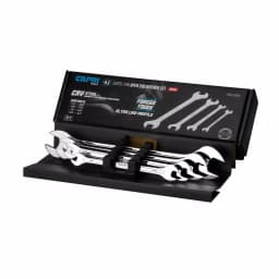 Capri Tools Super-Thin SAE Open End Wrench Set, 4-Piece Low Profile thumbnail 1